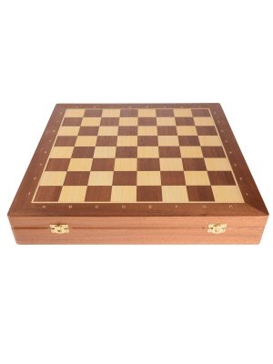 Шахматный ларец Woodgames Махагон, 45мм