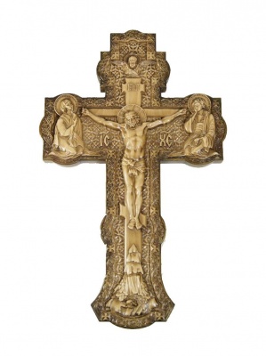 Деревянный крест "Распятье" малый
